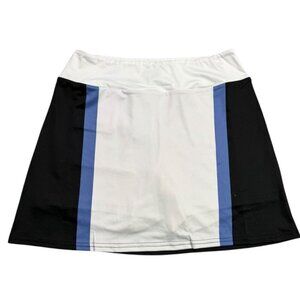Golftini Stability Short Skort Black White Blue Golf Tennis Skirt Size L